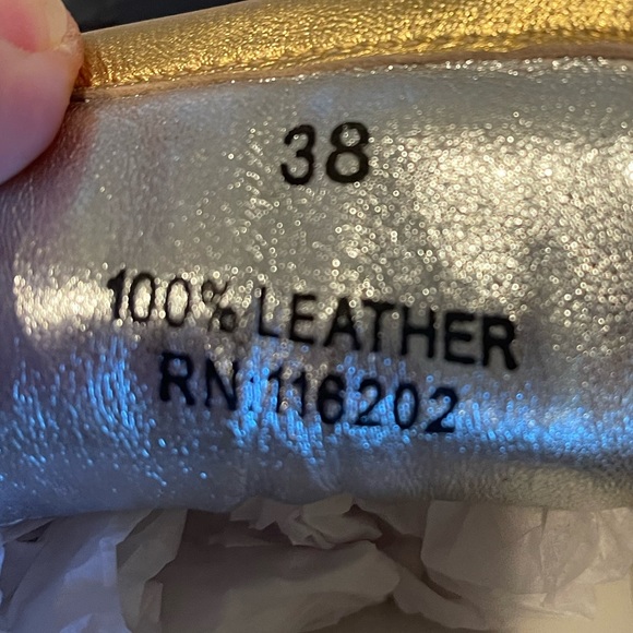 Zadig & Voltaire Wild Sneakers leather navy and gold size38 animal print - Picture 9 of 9